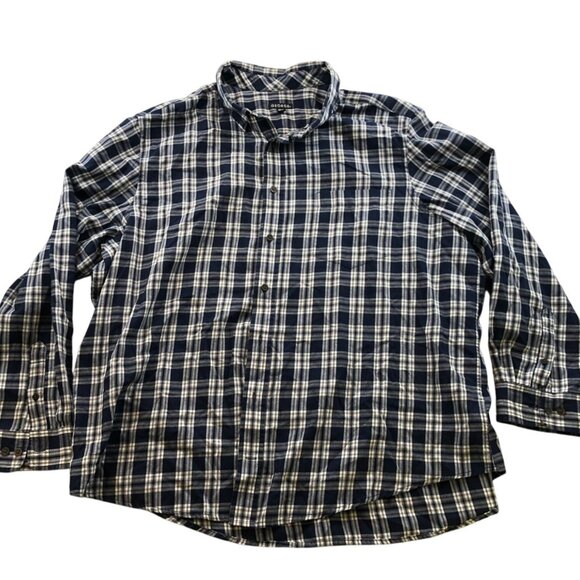 George Mens Shirt Size  3XLT Lot Of Two Long Sleeve Plaid Button Down Casual - Picture 4 of 12